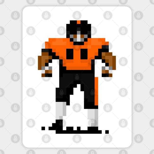 16-Bit Football - Princeton Magnet by The Pixel League